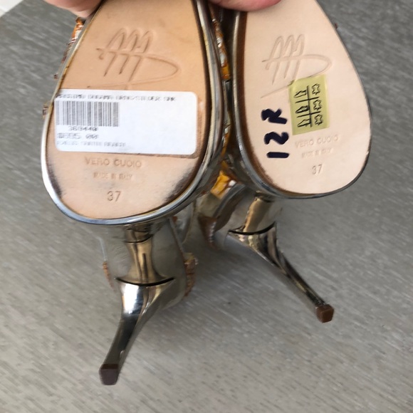 Massimo Dogana snake sandals size 7 - Picture 6 of 11